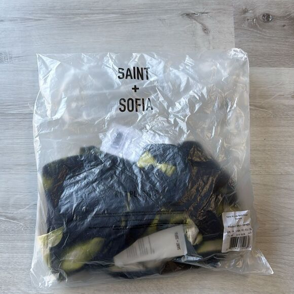 Saint and Sophia Nora A-Line Skirt Green Aurora Size 12 NWT in packaging - Picture 7 of 9